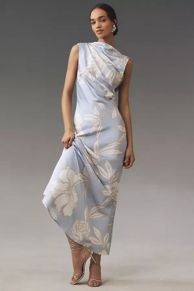 Significant Other Printed Lana Maxi Dress In Blue