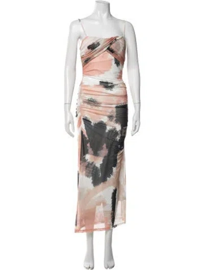Pre-owned Significant Other Printed Long Dress W/ Tags In Multi