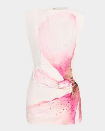 Significant Other Quentin Textured Mini Dress In Pink