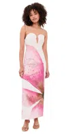 Significant Other Quentin Maxi Dress Petal Garden In White