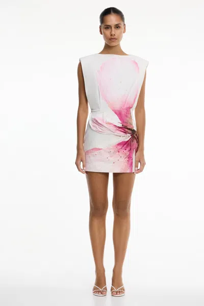 Significant Other Quentin Textured Mini Dress In Pink