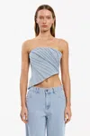 Significant Other Raiya Strapless Top In Blue