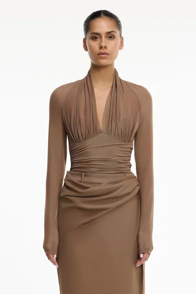 Significant Other Reese Top In Brown