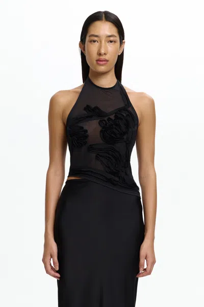 Significant Other Reina Bustier Top In Black