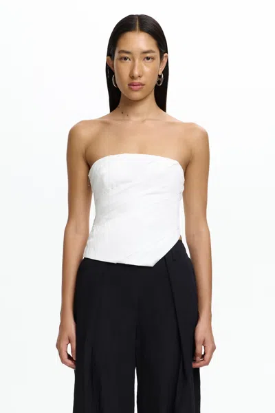 Significant Other Reme Bustier Top In White