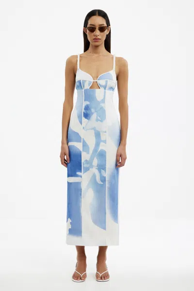 Significant Other Rita Midi Dress In Blue