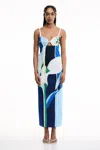 Significant Other Rita Midi Dress In Multi