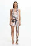 Significant Other Robin Drape Dress In Neutral