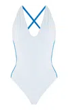 Significant Other Rochelle One-piece Swimsuit In Blue
