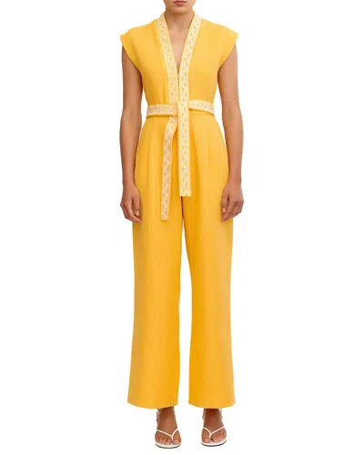 Significant Other Romee Regular Fit Jumpsuit In Yellow