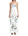 Significant Other Rosalie Off Shoulder Maxi Dress In Magnolia