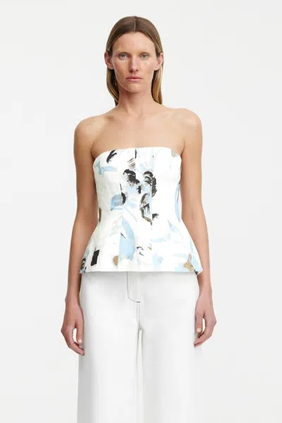 Significant Other Rosalie Strapless Top In White