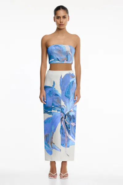 Significant Other Rumi Midi Skirt In Animal Print