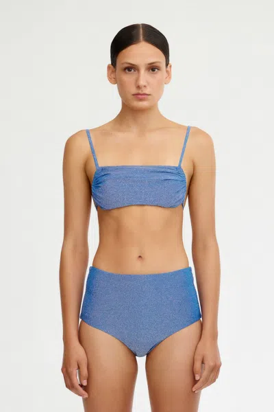 Significant Other Samantha Bandeau Top In Blue