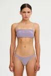 Significant Other Samantha Bandeau Top In Purple