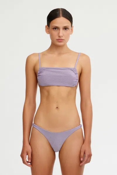 Significant Other Samantha Bandeau Top In Purple