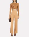 Significant Other Samantha Wide Leg Pant In Sand In Multi