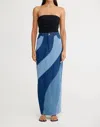 Significant Other Sasika Maxi Skirt In Indigo