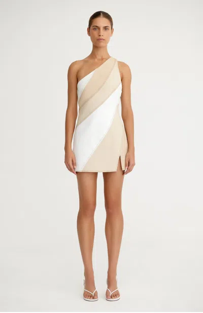 Significant Other Saskia Mini Dress In Neutral