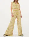 Significant Other Simone Wide Leg Pant In Green In Green
