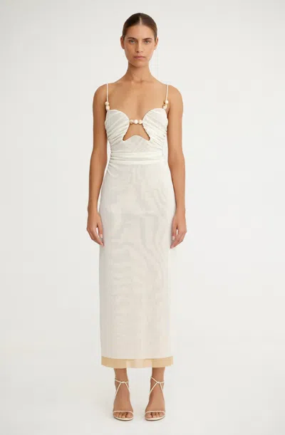 Significant Other Siobhan Midi Dress In White