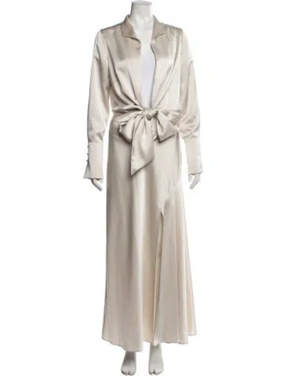 Pre-owned Significant Other Skirt Set In Metallic/neutrals