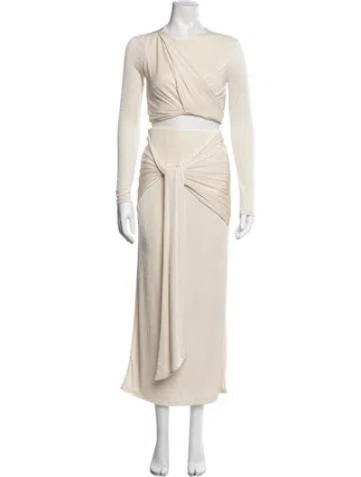 Pre-owned Significant Other Skirt Set In Yellow