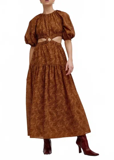 Significant Other Skyler Dress In Coconut In Brown
