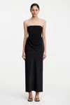 Significant Other Sofiya Strapless Maxi Dress In Black