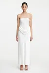 Significant Other Sofiya Strapless Maxi Dress In White