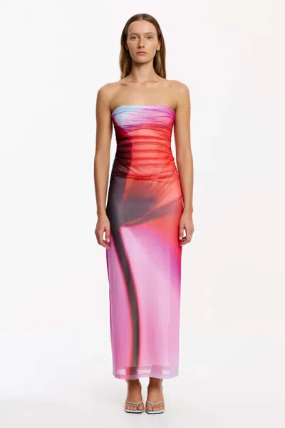 Significant Other Sura Strapless Dress In Multi