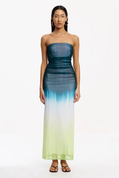 Significant Other Sura Strapless Dress In Blue
