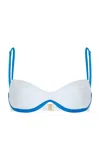 Significant Other Sutton Bikini Top In Blue
