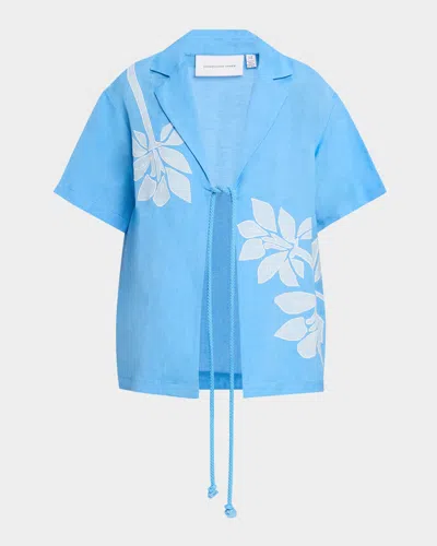 SIGNIFICANT OTHER TAMMY TIE-FRONT SHIRT