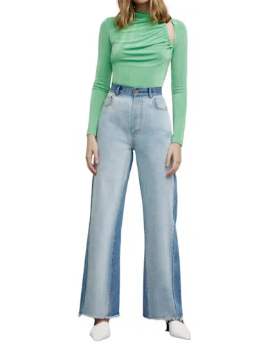 Significant Other Teddi Wide Leg Jeans In Denim In Blue