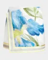 Significant Other Tess Floral Wrap Skirt In Iris Bouquet