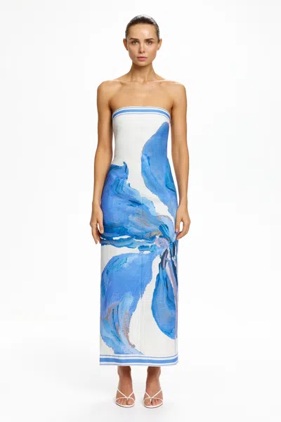 Significant Other Tess Midi Dress In Blue