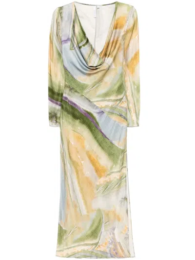 Significant Other Tie-dye Dress In Neutrals