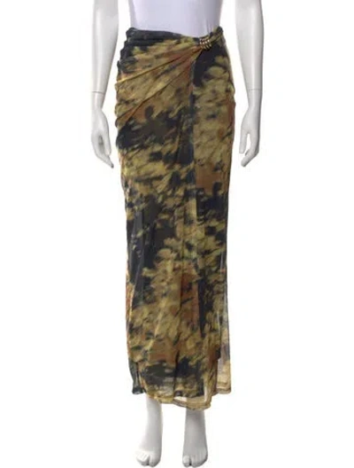 Pre-owned Significant Other Tie-dye Print Long Skirt W/ Tags In Multi