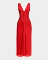 Significant Other Tillie 3d Piping Dress In Chilli