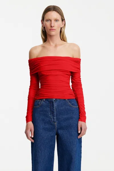 Significant Other Tillie Long Sleeve Top In Red