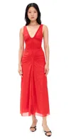 Significant Other Tillie 3d Piping Dress In Chilli
