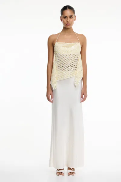 Significant Other Tula Bias Skirt In Yellow