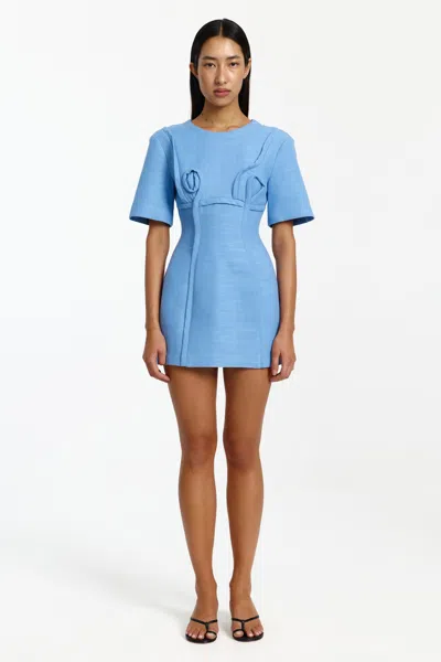 Significant Other Vanesa Mini Dress In Blue