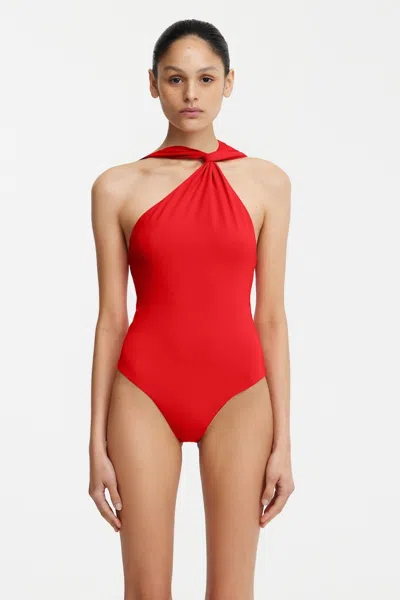 Significant Other Violetta Maillot In Red