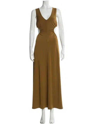 Pre-owned Significant Other V-neck Long Dress