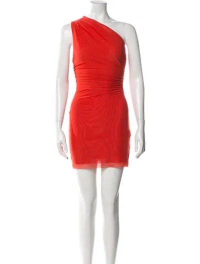 Pre-owned Significant Other V-neck Mini Dress W/ Tags In Orange