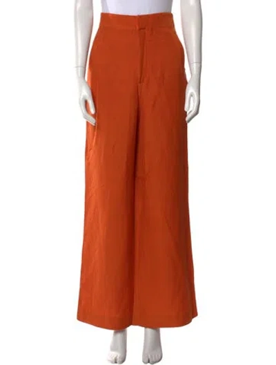 Pre-owned Significant Other Wide Leg Pants In Orange