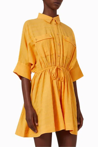 Significant Other Willow Mini Dress In Amber In Yellow