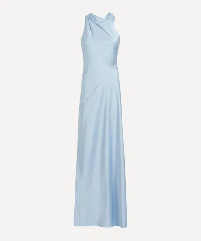 Significant Other Women's Annabel Satin Ice Blue Dress